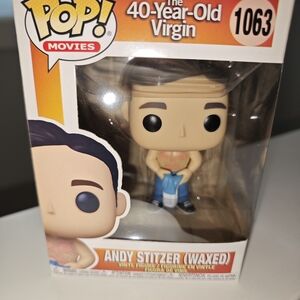 Funko Pop Andy Stitzer Waxed Figure with Blue Towel